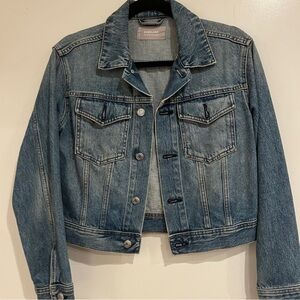 Everlane Cropped Denim Jacket